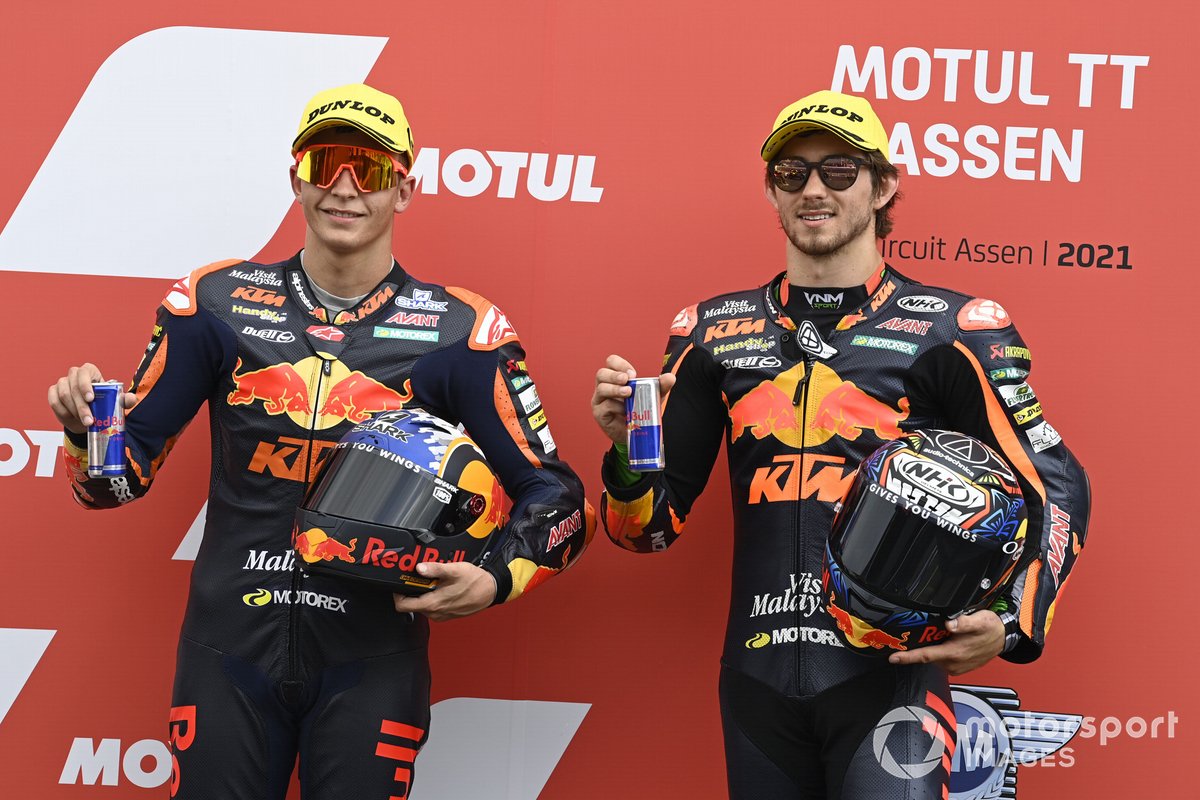 Remy Gardner, Red Bull KTM Ajo, Raul Fernandez, Red Bull KTM Ajo