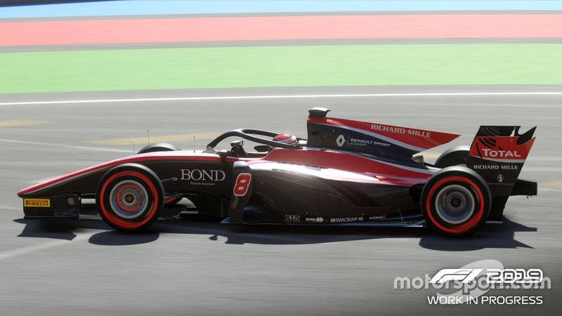 Imagen de la F2 en el 'F1 2019'