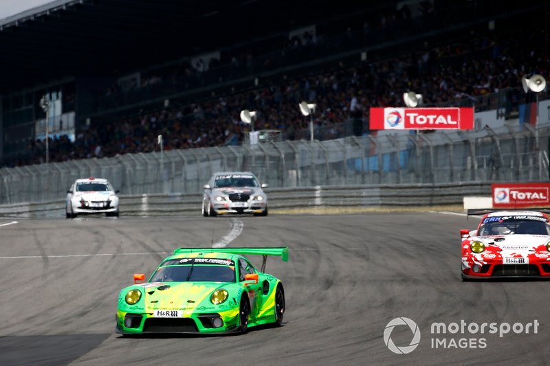 #1 Manthey-Racing Porsche 911 GT3 R: Richard Lietz, Frederic Makowiecki, Patrick Pilet, Nick Tandy