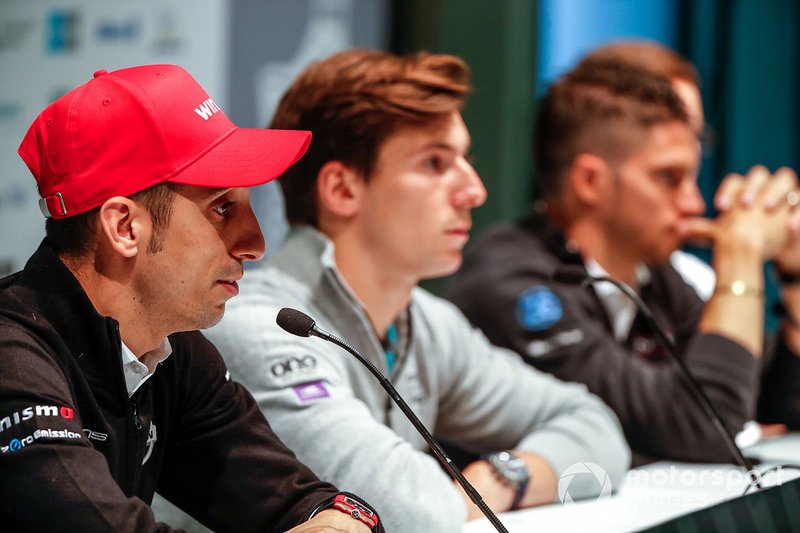 Sébastien Buemi, Nissan e.Dams, Alex Lynn, Panasonic Jaguar Racing, Edoardo Mortara, Venturi Formula E