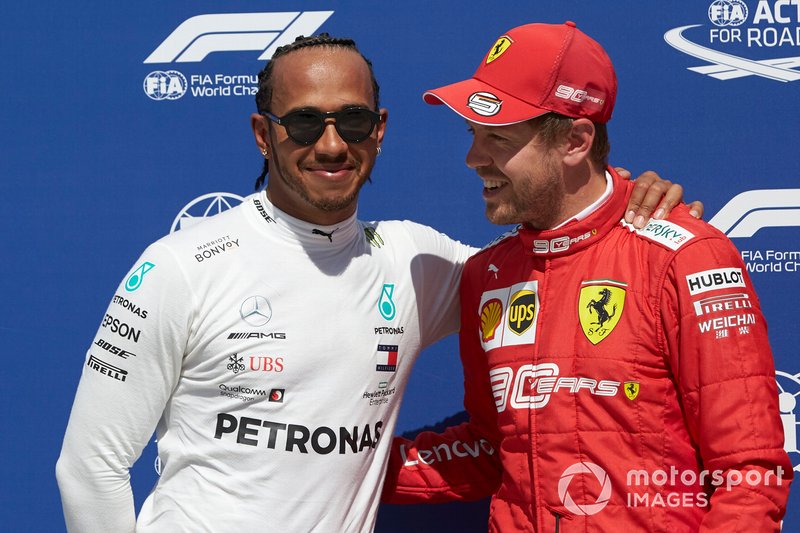 Lewis Hamilton, Mercedes AMG F1, Sebastian Vettel, Ferrari