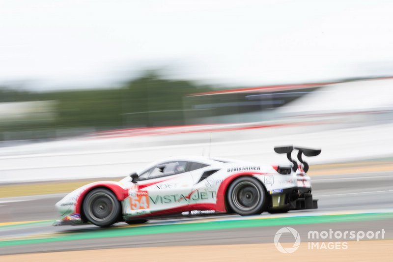 #54 Spirit of Race, Ferrari 488 GTE: Giancarlo Fisichella, Francesco Castellacci, Thomas Flohr