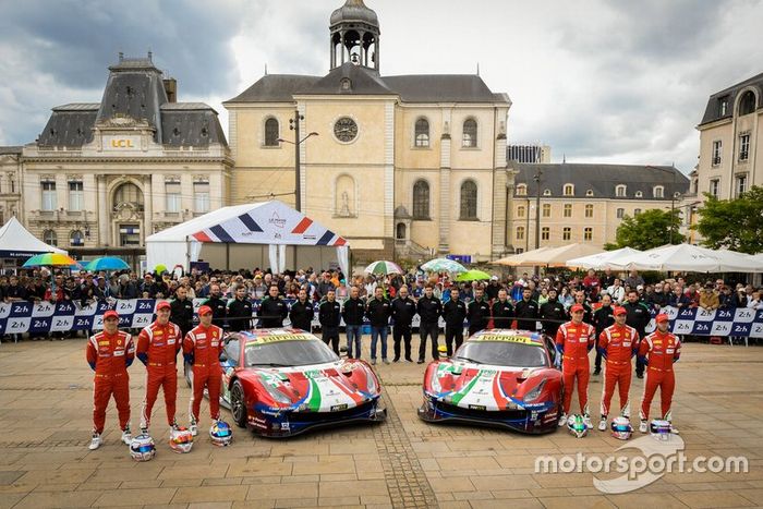 #51 AF Corse Ferrari 488 GTE EVO: Alessandro Pier Guidi, James Calado, Daniel Serra; #71 AF Corse Ferrari 488 GTE EVO: Davide Rigon, Sam Bird, Miguel Molina