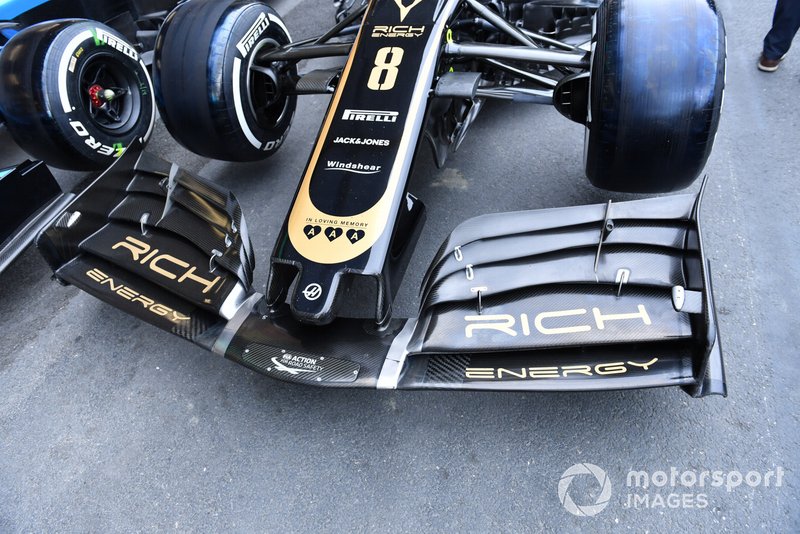 Alerón delantero del Haas F1 Team VF-19