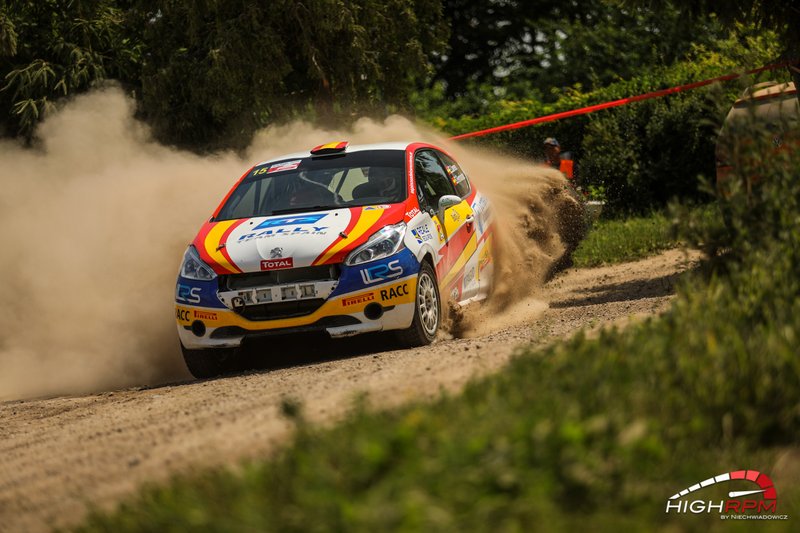 Efren Llarena, Sara Fernandez, Rally Team Spain, Peugeot 208 R2