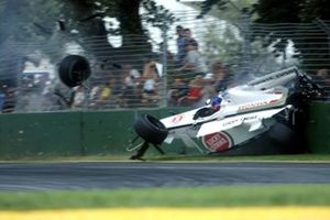 Jacques Villeneuve,  BAR Honda 003, al GP d'Australia del 2001