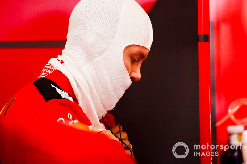 Sebastien Vettel, Ferrari nel garage