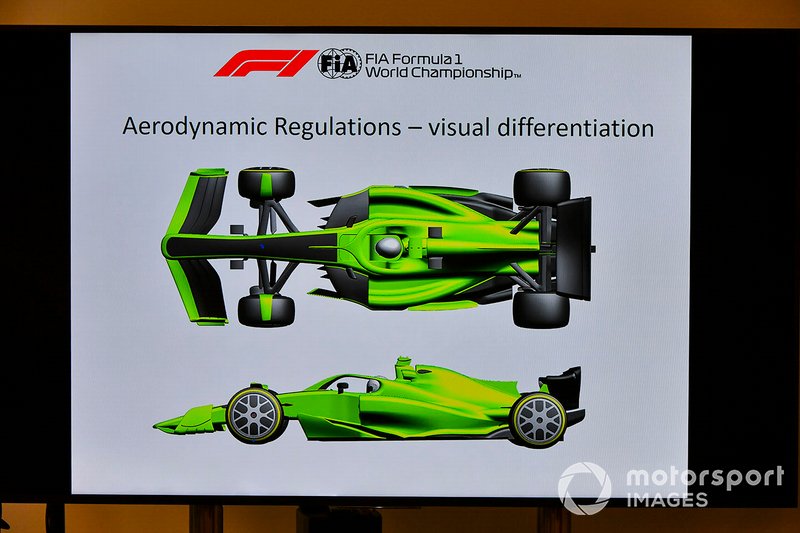 The 2021 Formula 1 technical regulations are unveiled in a press conference