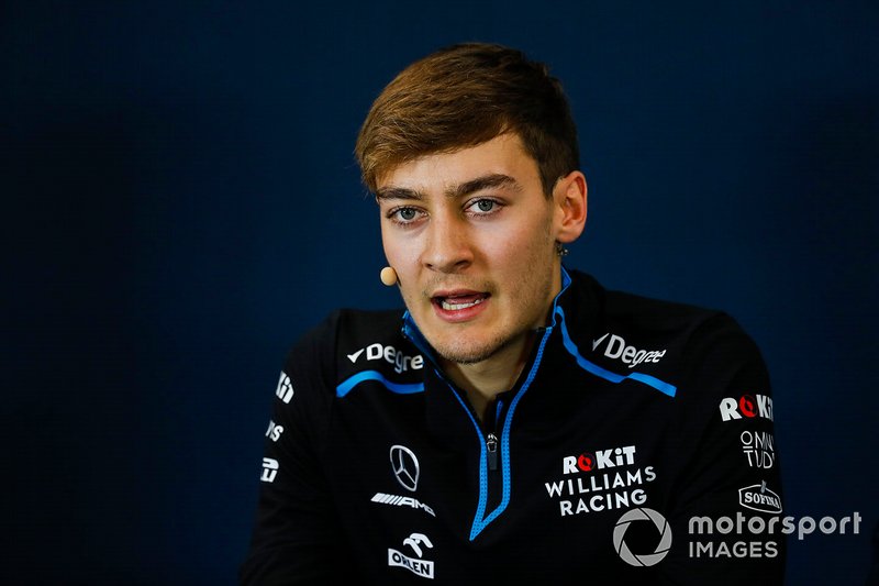 Press conference, George Russell, Williams Racing 