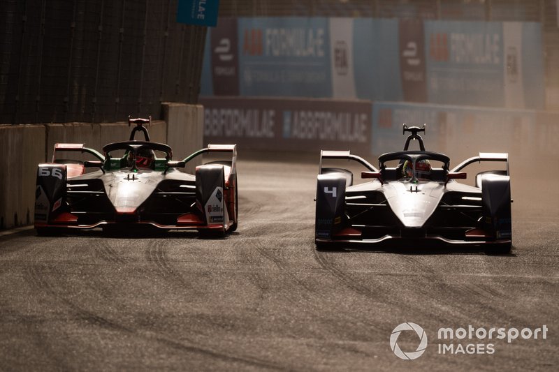 Robin Frijns, Virgin Racing, Audi e-tron FE06 Daniel Abt, Audi Sport ABT Schaeffler, Audi e-tron FE06