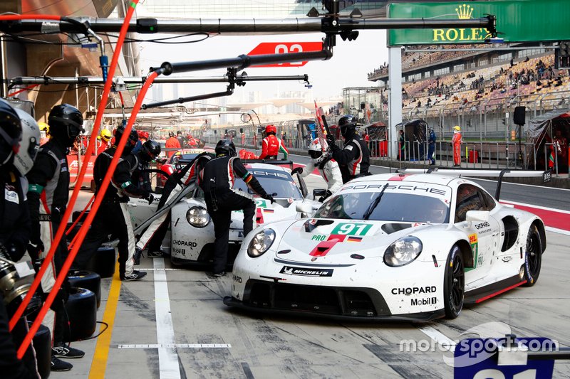 #91 Porsche GT Team Porsche 911 RSR - 19: Gianmaria Bruni, Richard Lietz, #92 Porsche GT Team Porsche 911 RSR - 19: Michael Christensen, Kevin Estre