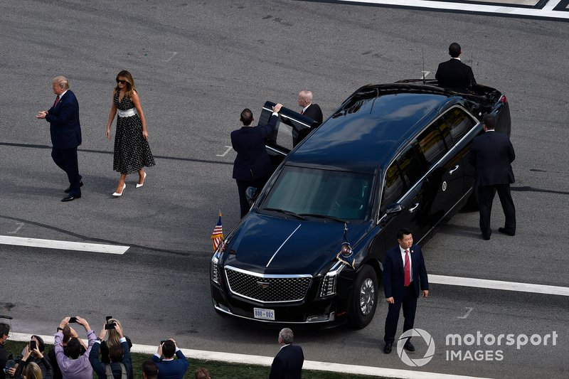 Donald J Trump, el Presidente de Estados Unidos y Grand Marshall para la Daytona 500