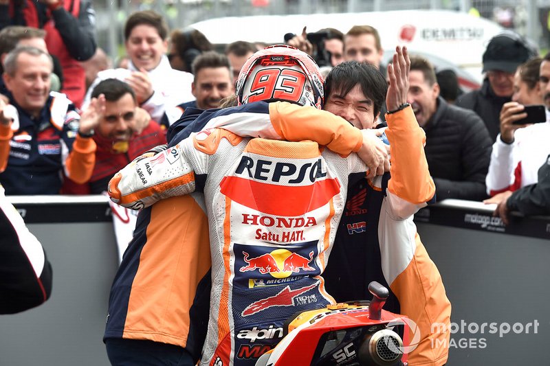 Ganador de la carrera Marc Marquez, Repsol Honda Team