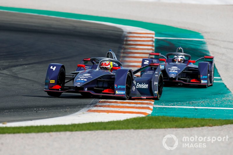 Robin Frijns, Envision Virgin Racing, Audi e-tron FE06, Sam Bird, Envision Virgin Racing, Audi e-tron FE06