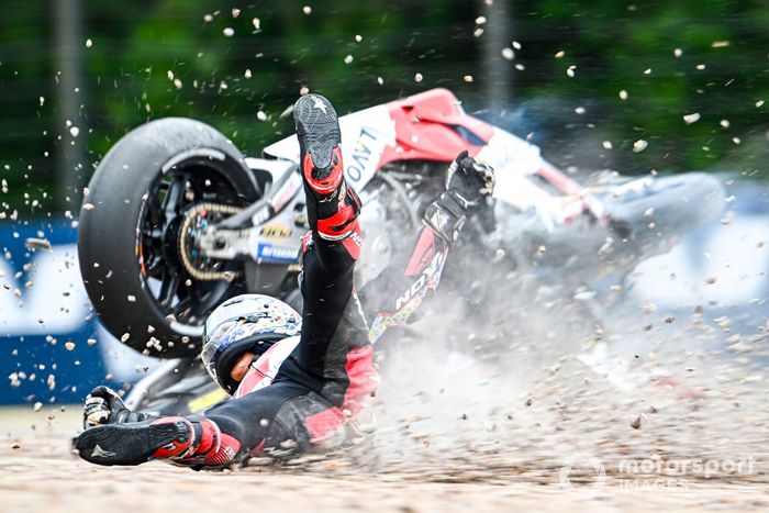 Takaaki Nakagami, caída del equipo LCR Honda