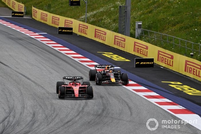 Charles Leclerc, Ferrari SF-23, Max Verstappen, Red Bull Racing RB19