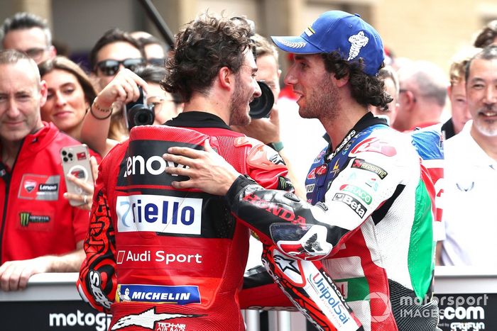 Francesco Bagnaia, Equipo Ducati, Alex Rins, Equipo LCR Honda  
