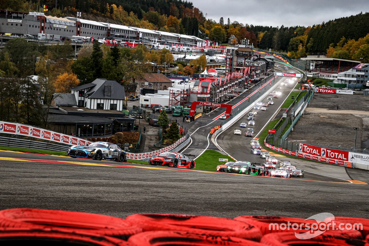 La partenza, #88 Mercedes-AMG Team AKKA ASP Mercedes-AMG GT3: Raffaele Marciello, Timur Boguslavskiy, Felipe Fraga