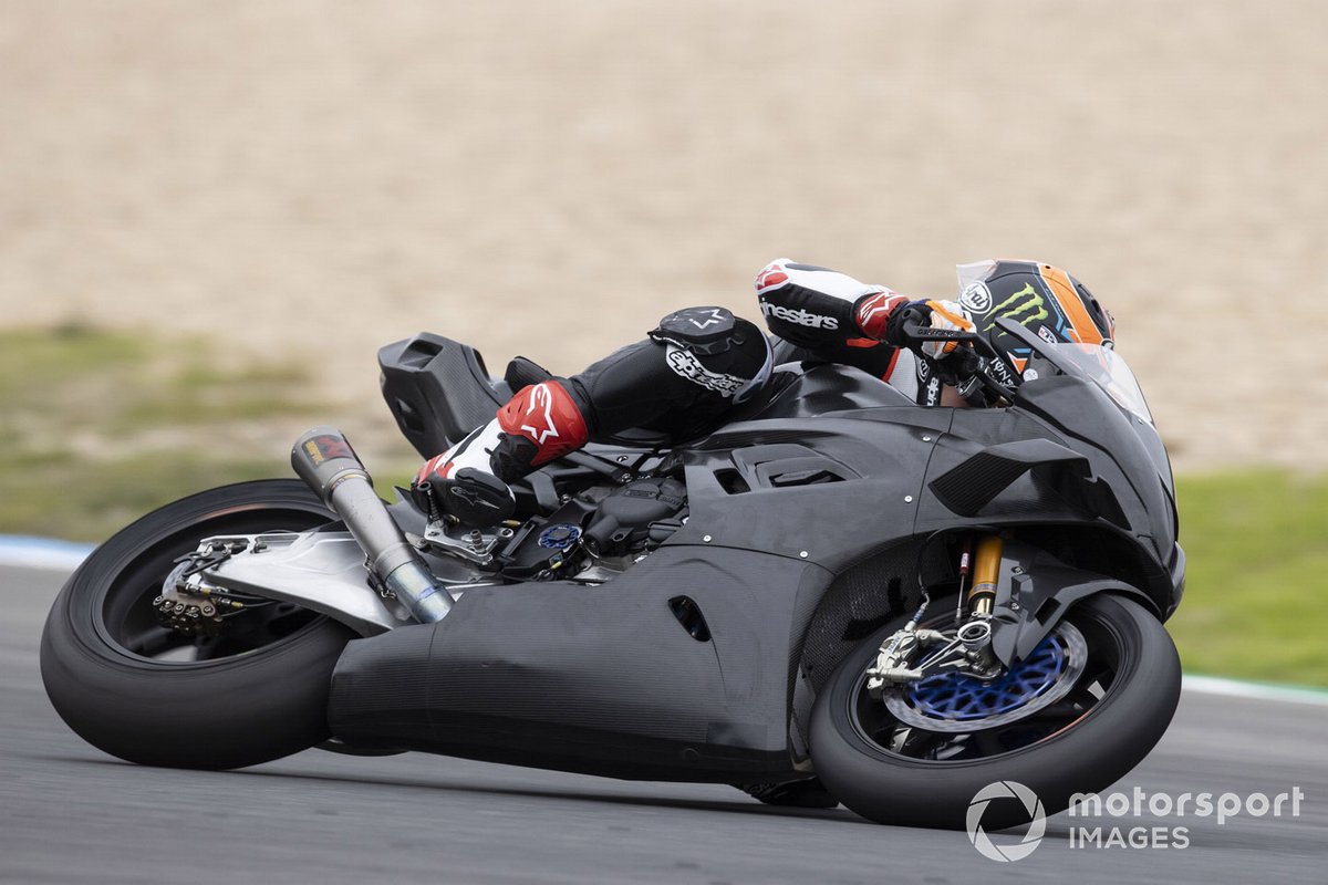 Michael van Der Mark, BMW Motorrad WorldSBK Team, Testing the BMWS1000RR with fairing wings