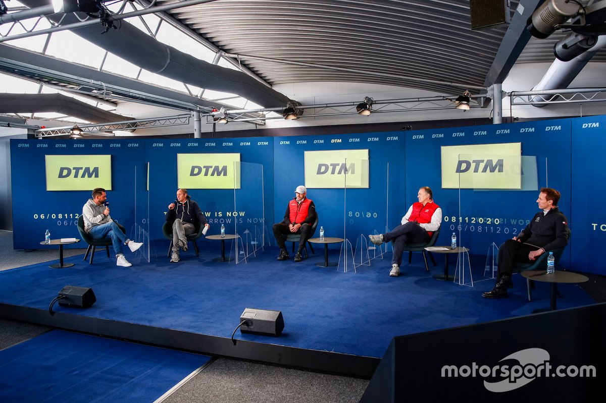 Matthias Killing, SAT1 TV, Gerhard Berger, Presidente ITR, Chris Reinke, Capo di Audi Customer Racing, Lutz Leif Linden, AvD, Thomas Jäger, AMG