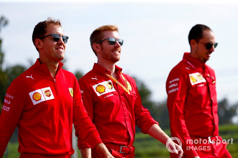 Ознакомление с трассой: Себастьян Феттель, Ferrari