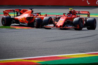 Charles Leclerc, Ferrari SF90,Sebastian Vettel, Ferrari SF90