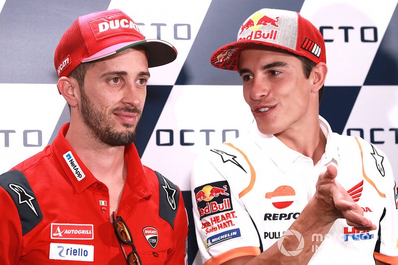 Andrea Dovizioso, Ducati Team, Marc Marquez, Repsol Honda Team