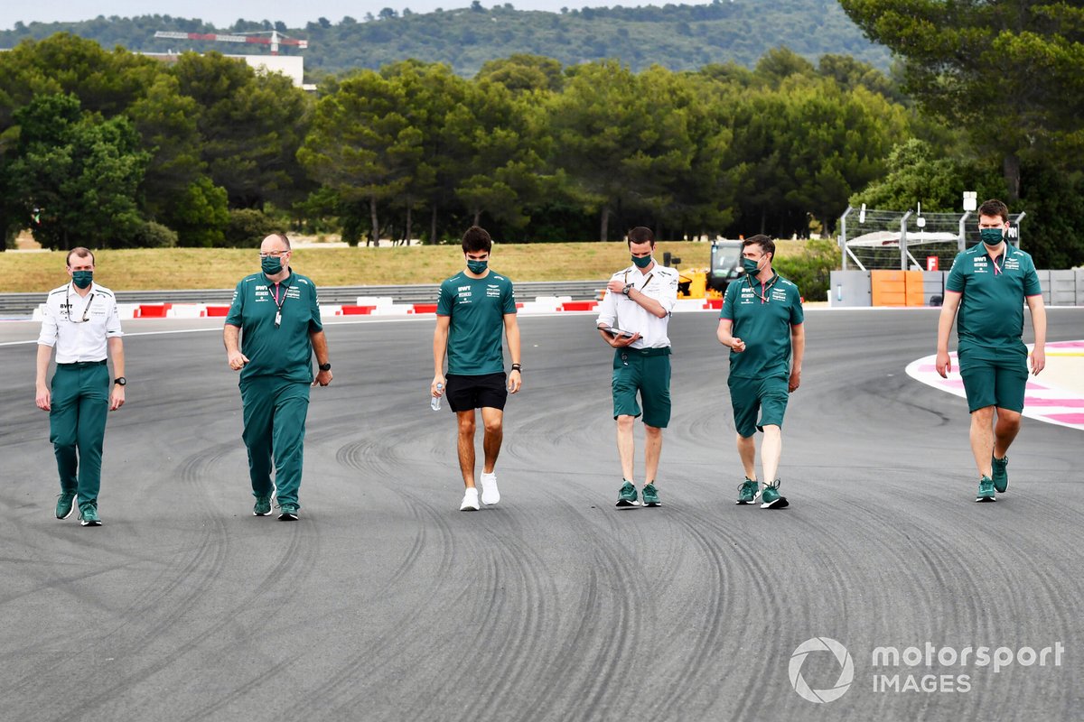 Lance Stroll, Aston Martin, recorre la pista