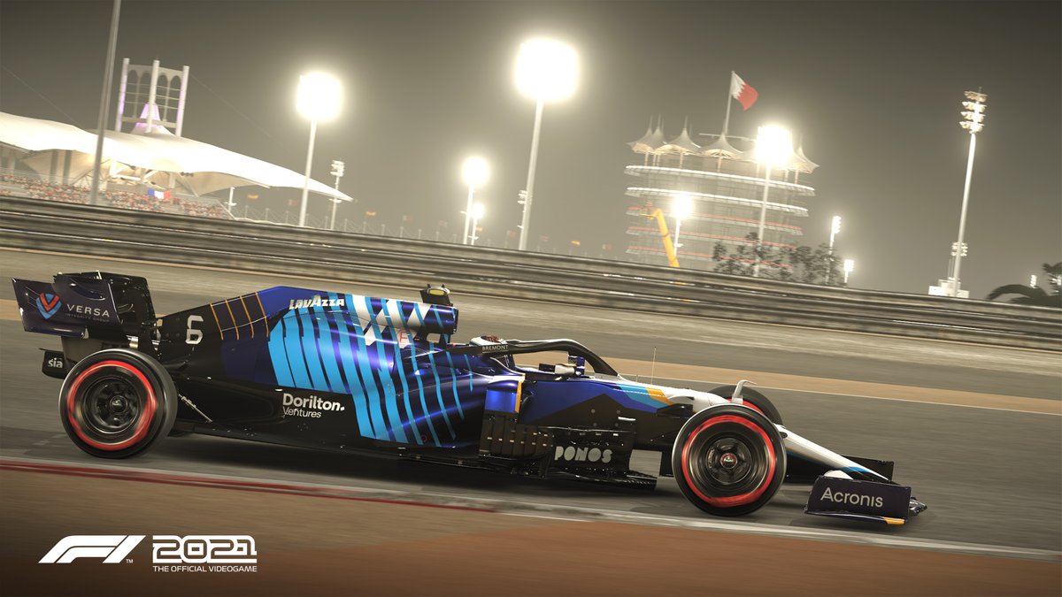 Captura de pantalla del videojuego F1 2021