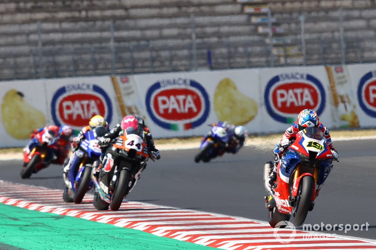 Alvaro Bautista, Team HRC, Lucas Mahias, Kawasaki Puccetti Racing