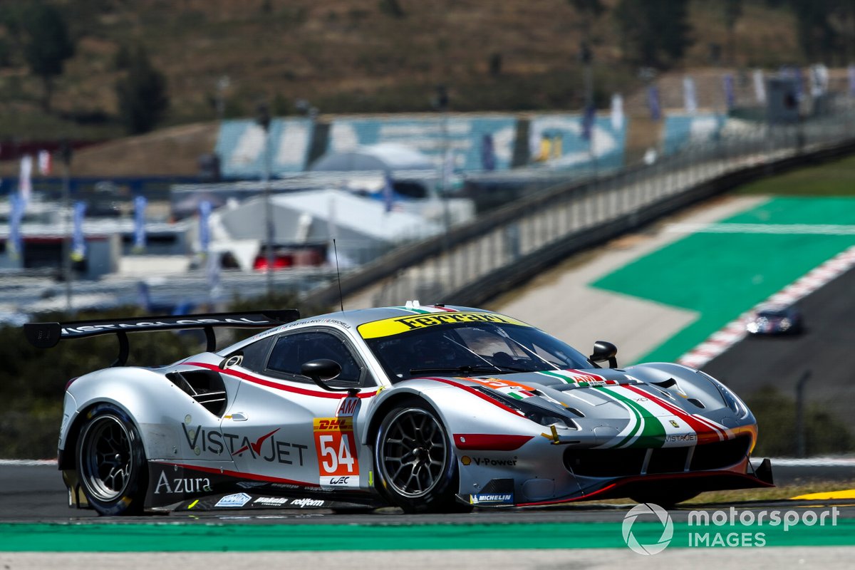 #54 AF Corse Ferrari 488 GTE EVO: Thomas Flohr, Francesco Castellacci, Giancarlo Fisichella