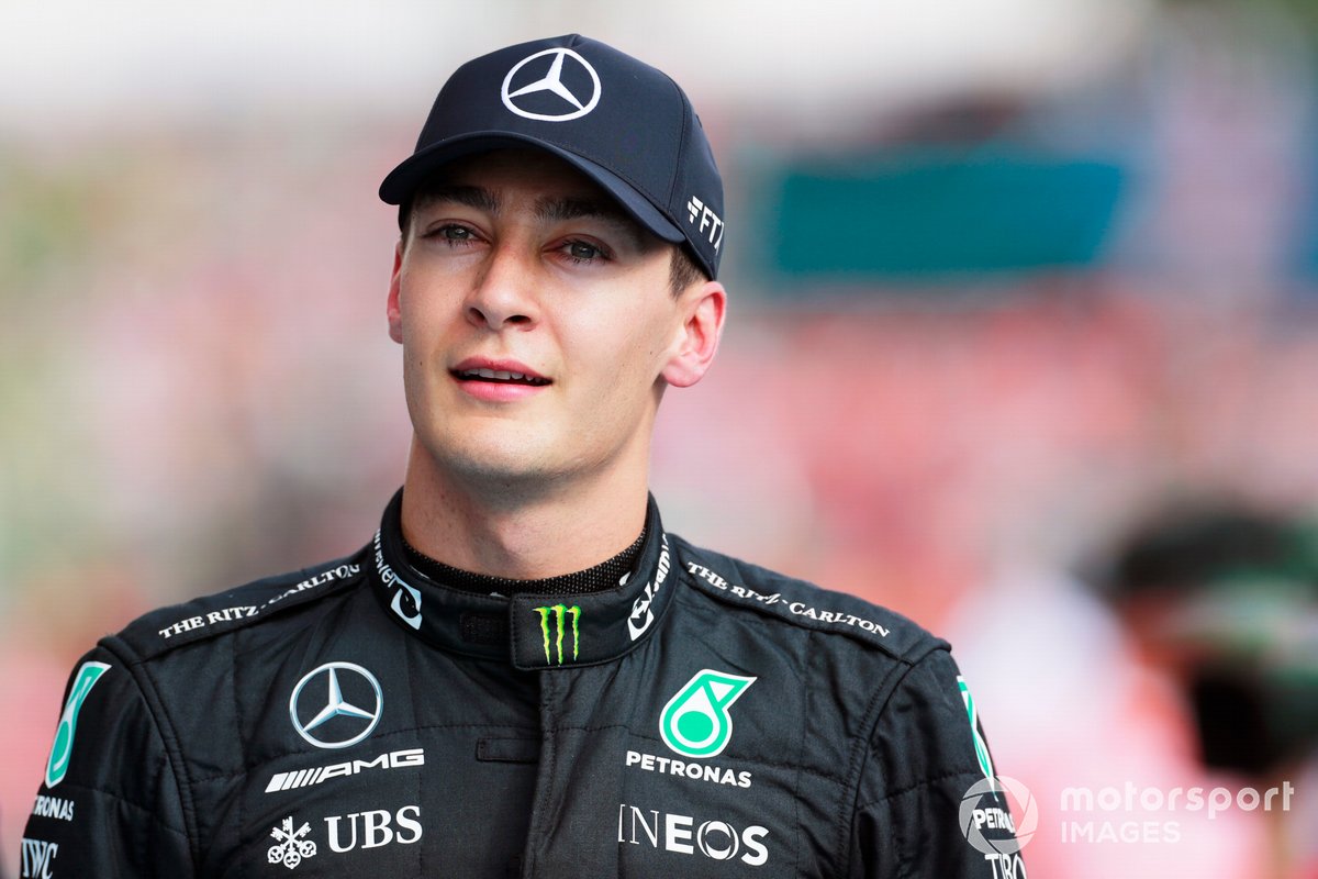 Ganador de la pole, George Russell, Mercedes-AMG