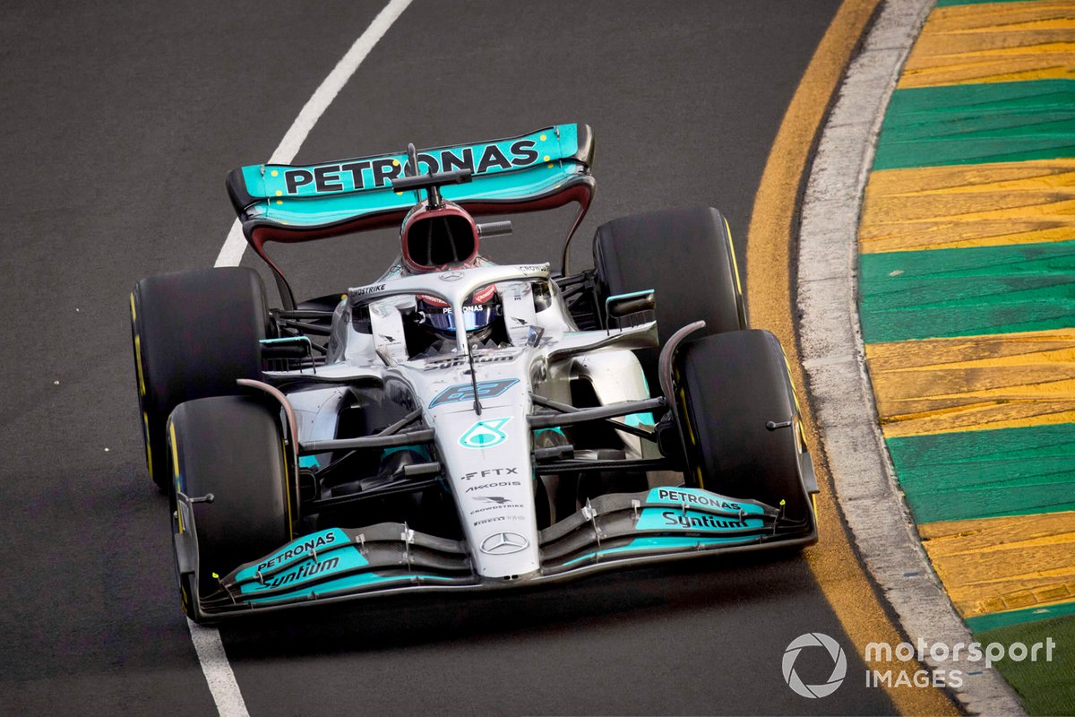 Russell: "Başkalarının hatalarından yararlandık" 1 Formula 1 Haberleri - F1 Puan Durumu George Russell, Mercedes W13