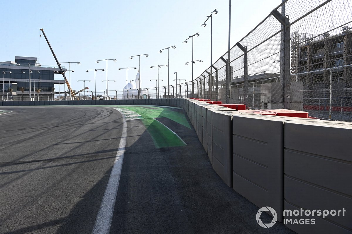 Jeddah Street Circuit corner 2 and 3 detail