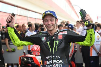 Deuxième place de Valentino Rossi, Yamaha Factory Racing