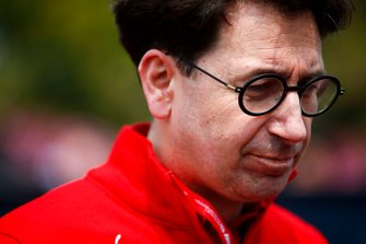 Mattia Binotto, teambaas Ferrari