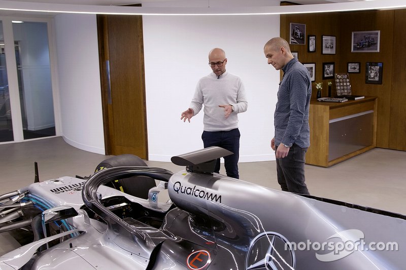 Dentro de la sede de Mercedes-AMG Petronas Motorsport