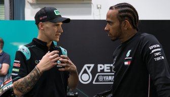Lewis Hamilton, Fabio Quartararo, Petronas Yamaha SRT