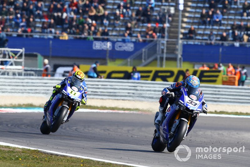 Marco Melandri, GRT Yamaha WorldSBK, Sandro Cortese, GRT Yamaha WorldSBK