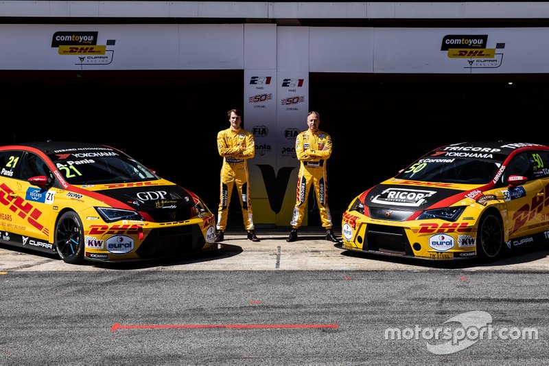 Команда Comtoyou Team DHL CUPRA Racing (Бельгия): Орельен Панис и Том Коронель