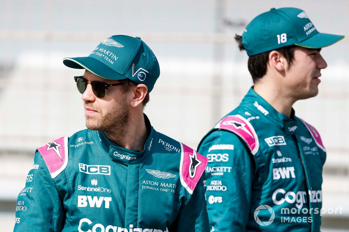Sebastian Vettel, Aston Martin y Lance Stroll, Aston Martin