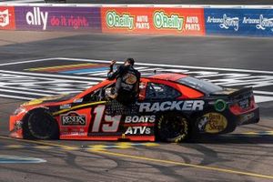 Race winner Martin Truex Jr., Joe Gibbs Racing, Toyota Camry