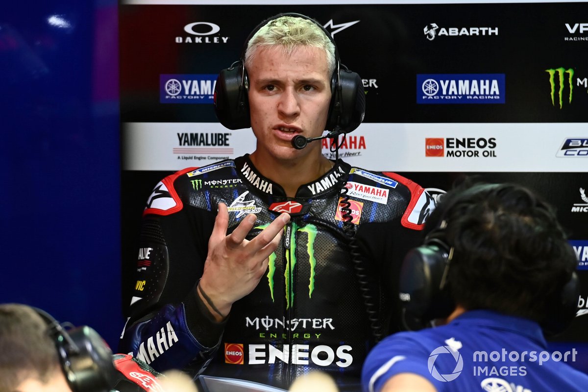 Pembalap Yamaha Factory Racing, Fabio Quartararo, mengaku motor M1 masih bermasalah dengan top speed dan pengereman saat tes pramusim di Qatar.