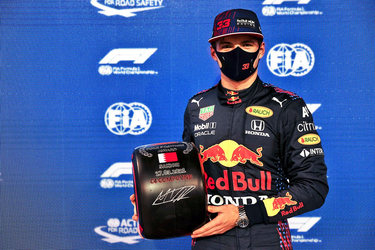 Ganador de la pole Max Verstappen, Red Bull Racing