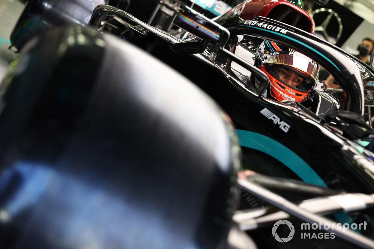 George Russell, Mercedes-AMG F1 nella sua auto