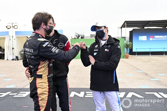 Antonio Felix Da Costa, DS Techeetah, Sebastien Buemi, Nissan e.Dams, Nyck de Vries, Mercedes-Benz EQ