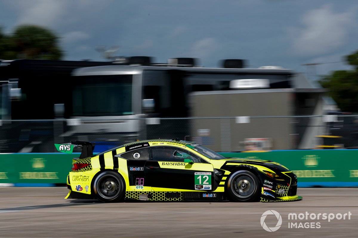 #12 AIM Vasser Sullivan Lexus RC-F GT3, GTD: Frankie Montecalvo, Townsend Bell, Michael De Quesada
