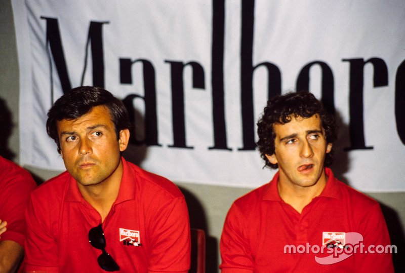 Patrick Tambay and Alain Prost
