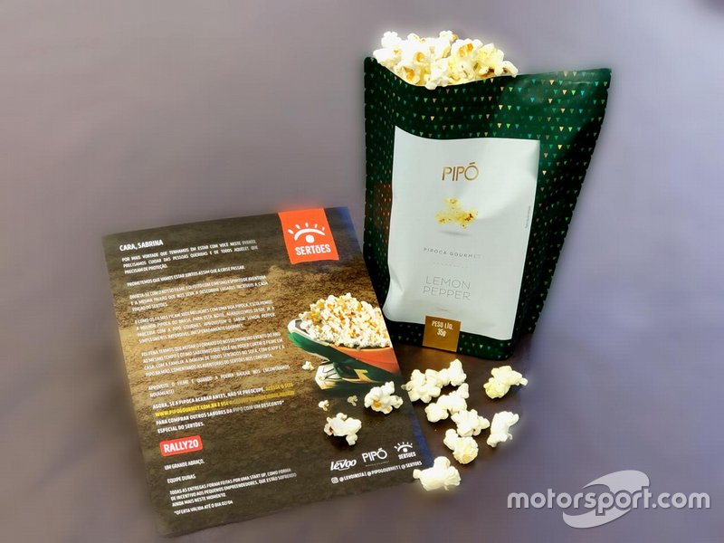 Kit Pipó pipoca gourmet enviado aos convidados