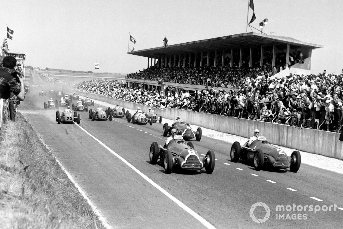 Juan Manuel Fangio, Alfa Romeo at the start